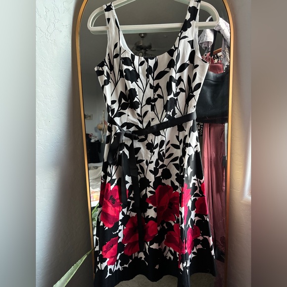 Fit and Flare Floral Willow Glenn Dress - Picture 1 of 6